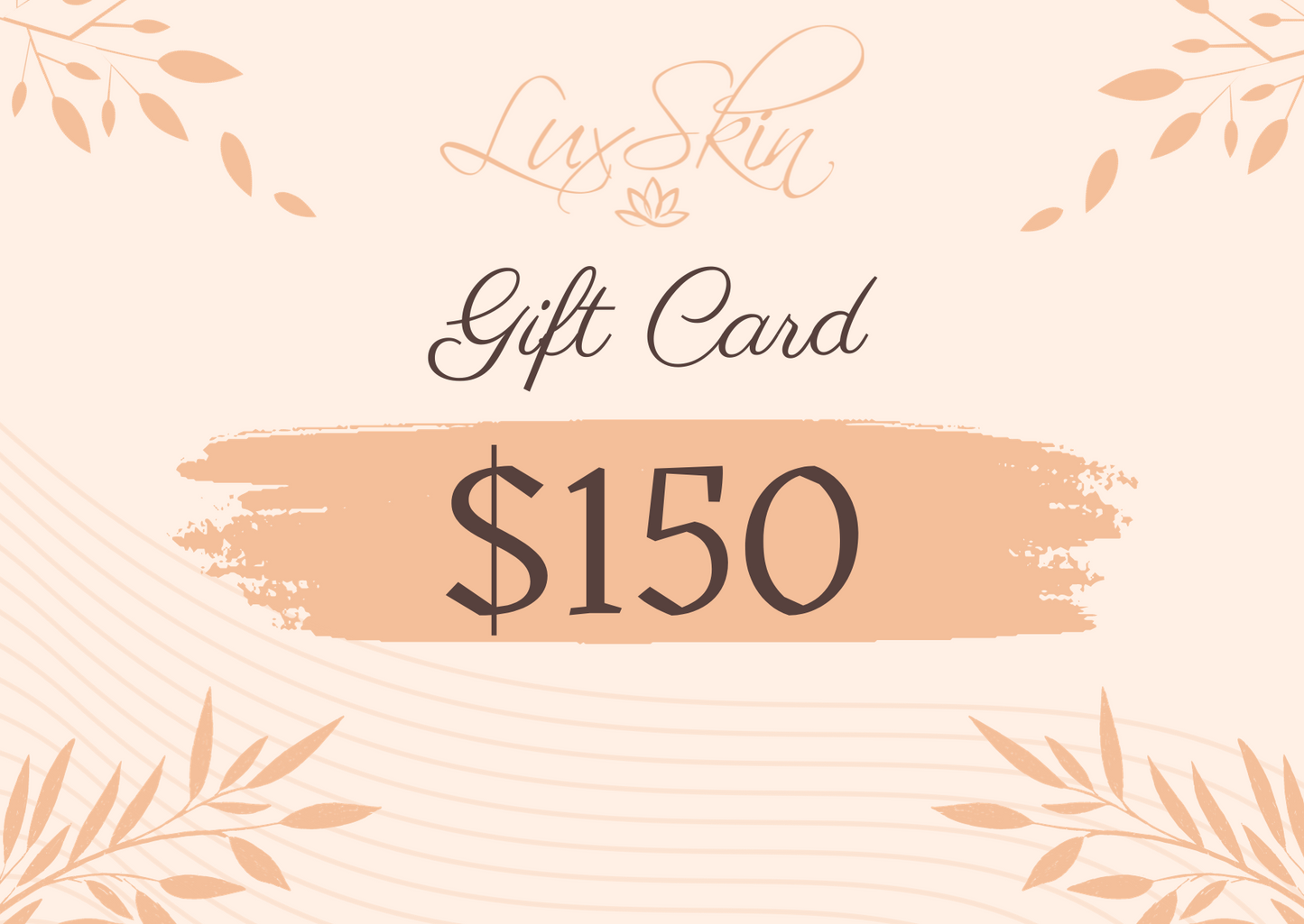 LuxSkin Gift Cards