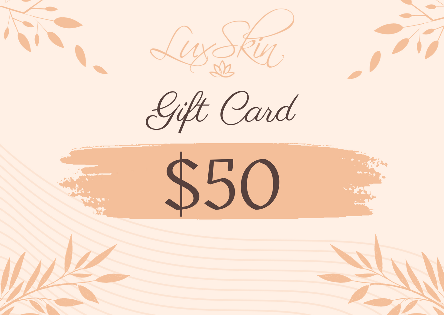 LuxSkin Gift Cards